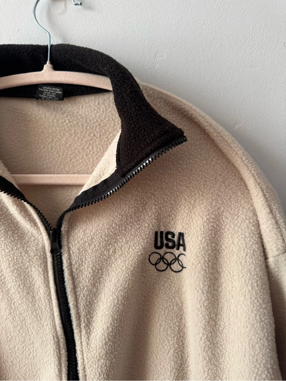 Usa Olympics vintage beige